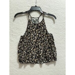 American Eagle Outfitters Floral‎ Print Cold Shoulder Cami Top Womens Small